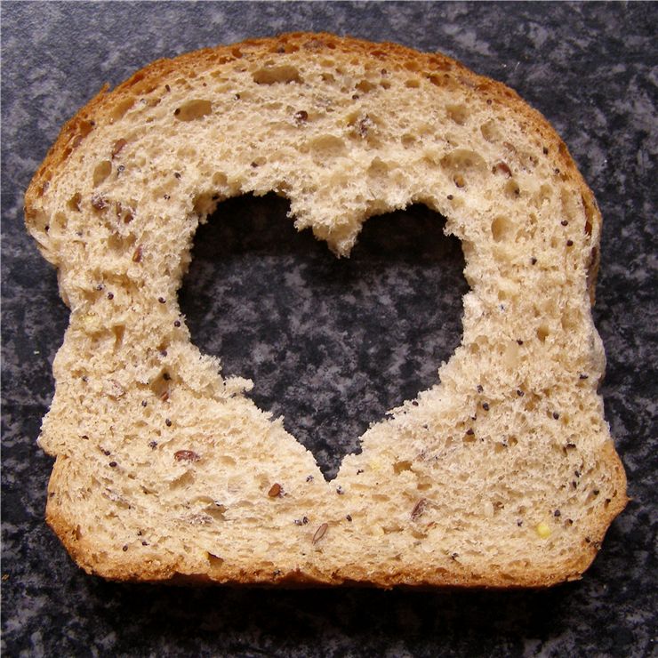 Picture - Bread Slice with Heart
